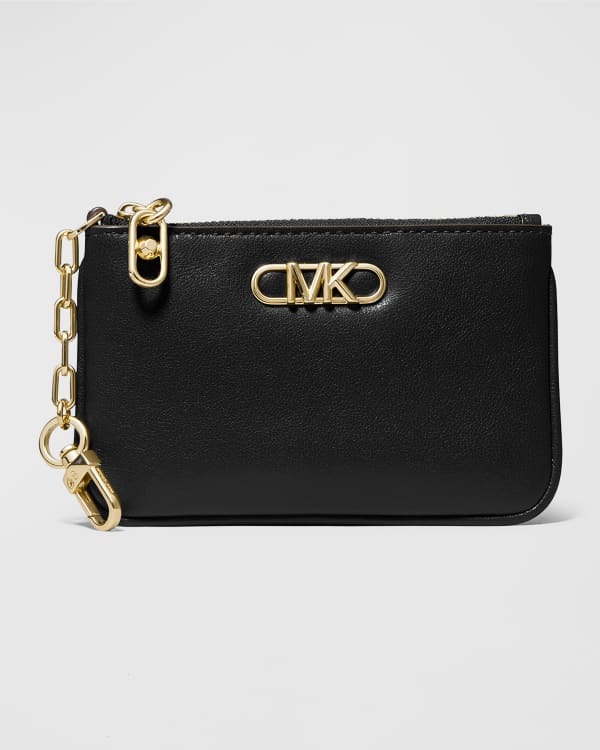  Michael Kors Jet Set Charm Small Id Chain Card Holder Black One  Size : Clothing, Shoes & Jewelry