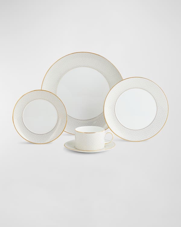 Wedgwood english lace best sale 5 piece place setting