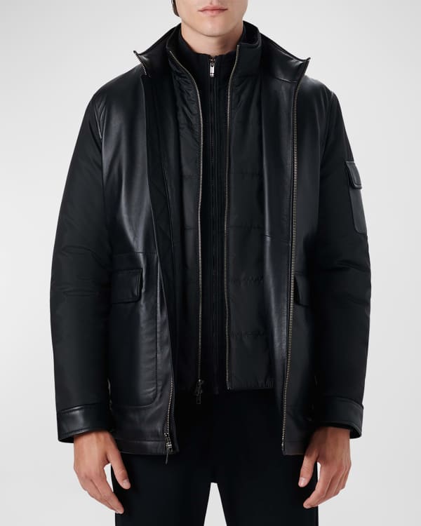 Louis Vuitton - Shearling Embossed Monogram Jacket - Black - Men - Size: 50 - Luxury