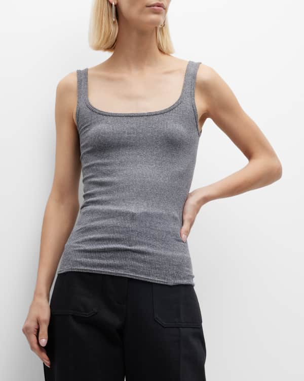 Rag Bone Hudson V Neck Sleeveless Jersey Tank Neiman Marcus