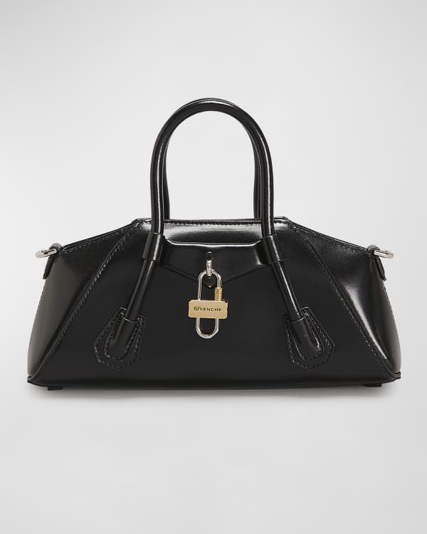 Givenchy Mini Kenny Monogram Top-Handle Bag in Silk | Neiman Marcus
