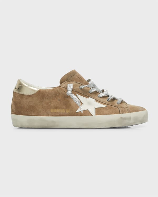 Golden Goose Superstar Leather Sneakers with Metallic Back