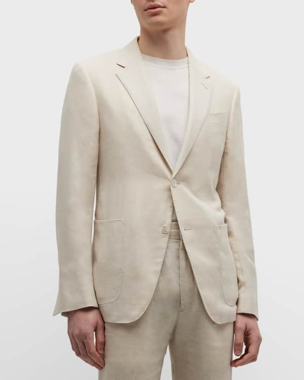 ZEGNA Men's Mulberry Silk Sport Jacket | Neiman Marcus