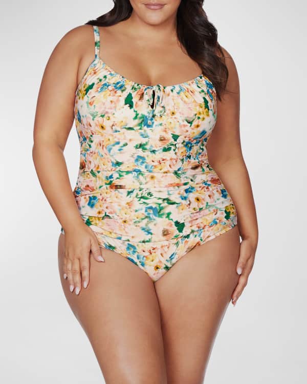 Make a curve statement in our Artesands Cezanne plus size one piece, the  most flattering swimsuit shape EVER.⁠ ⁠ Artesands⁠ Fi
