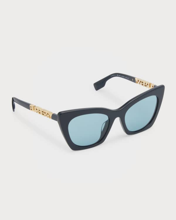 Luna Acetate Womens Cat Eye Sunglasses