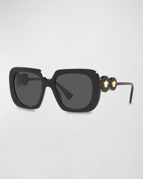 Versace Oversized Square Acetate Sunglasses | Neiman Marcus