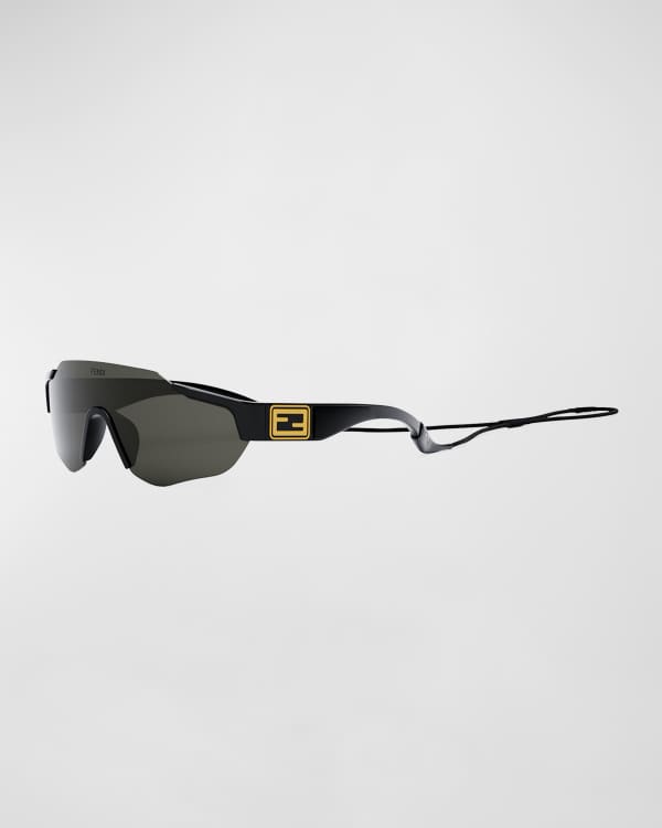 Fendi Men's FF-Monogram Square Sunglasses