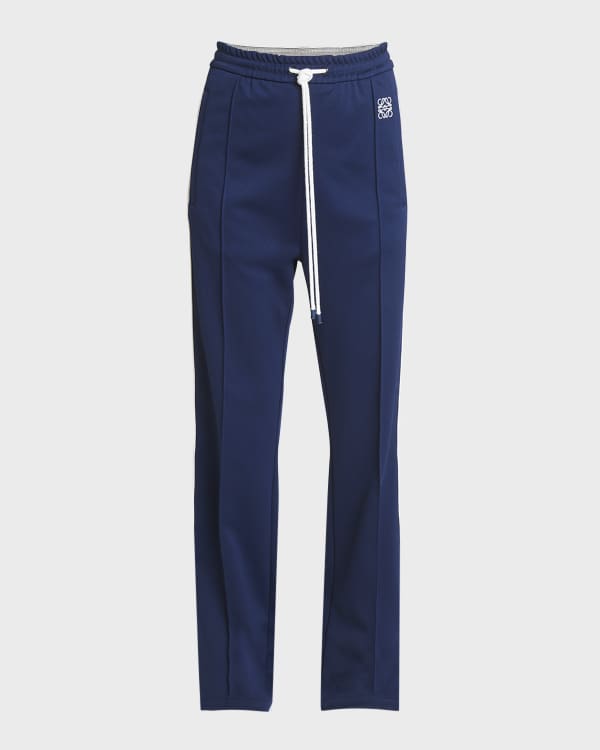 Crest Cuffed Leg Joggers, Blue