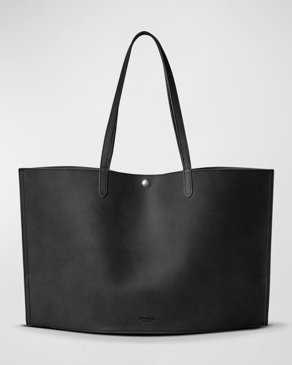 Shinola The Runwell Striped Web Leather Tote Bag | Neiman Marcus