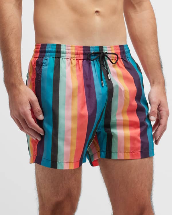 Cosmic Luau: Flying Saucer & Cactus Bloom Swim Trunks main image 1