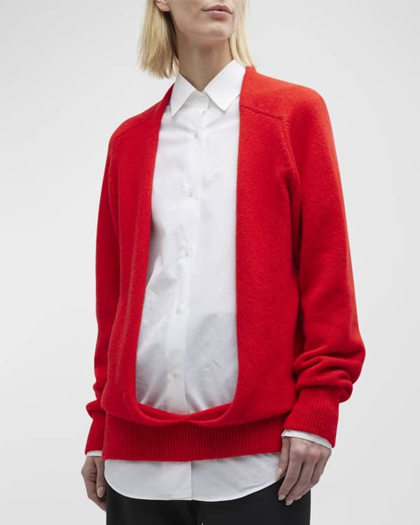 Isabel Marant Alford Cutout Layered Fuzzy Knit Sweater