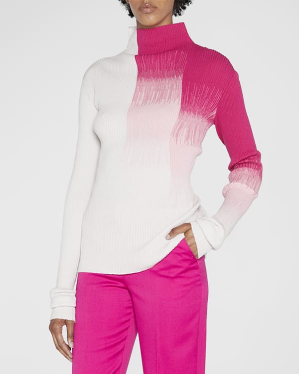 Ralph Lauren Collection Embellished Wool Cashmere Turtleneck