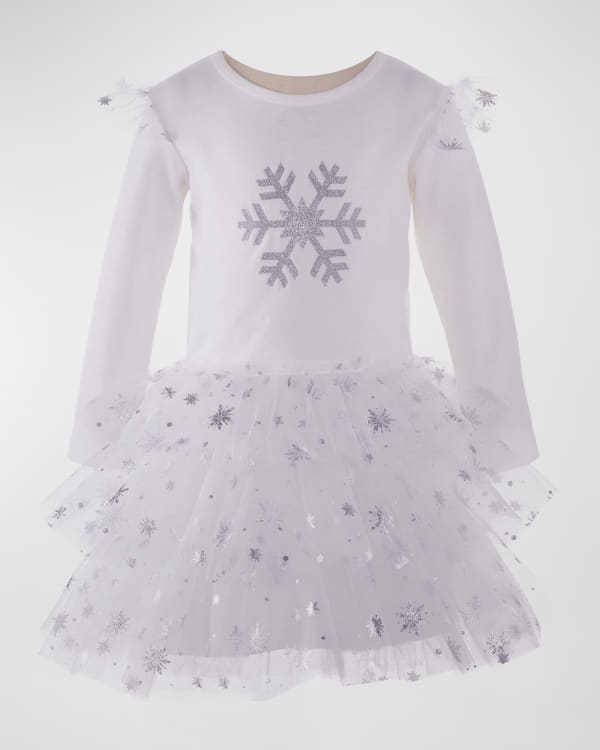 Daga - Ceremony Embellished Motif Tutu Skirt Set - White main image 1