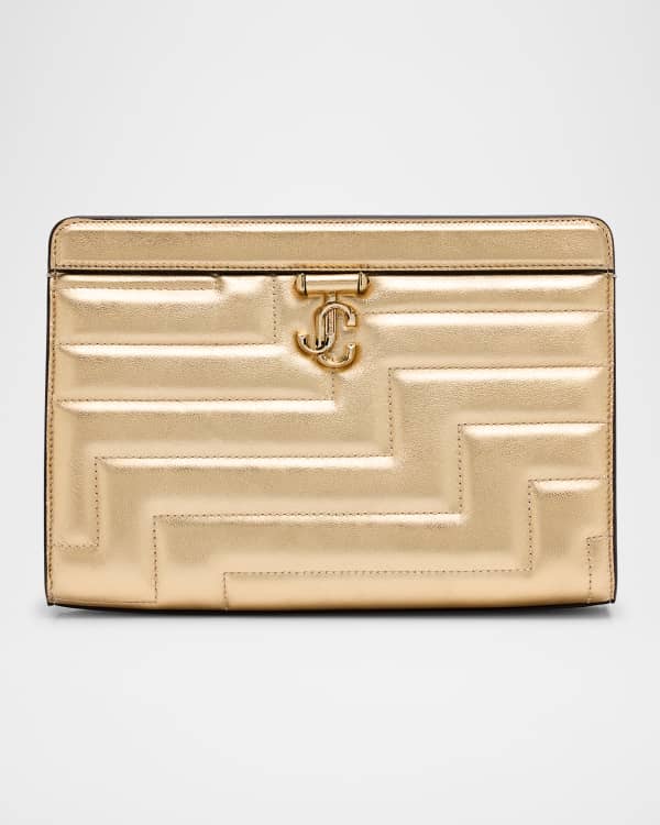 Jimmy Choo Erica Infinity Glitter Fabric Clutch Bag Neiman Marcus