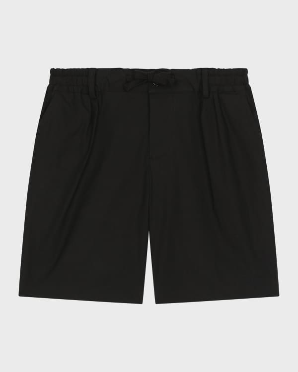 【関税&送料込】Givenchy Black Wool Blend Shorts Givenchy - Unisex Black Bermuda Shorts With Rainbow Logos