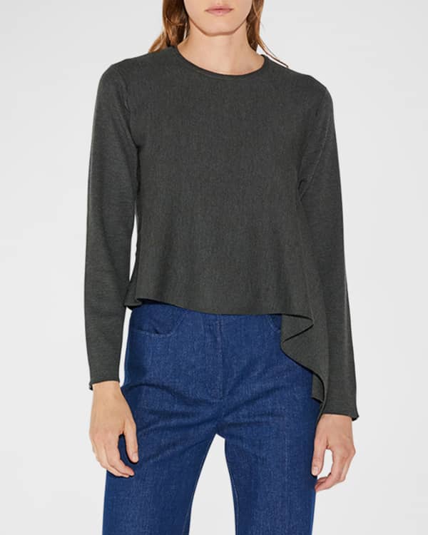 Theory one shoulder sweater 2025