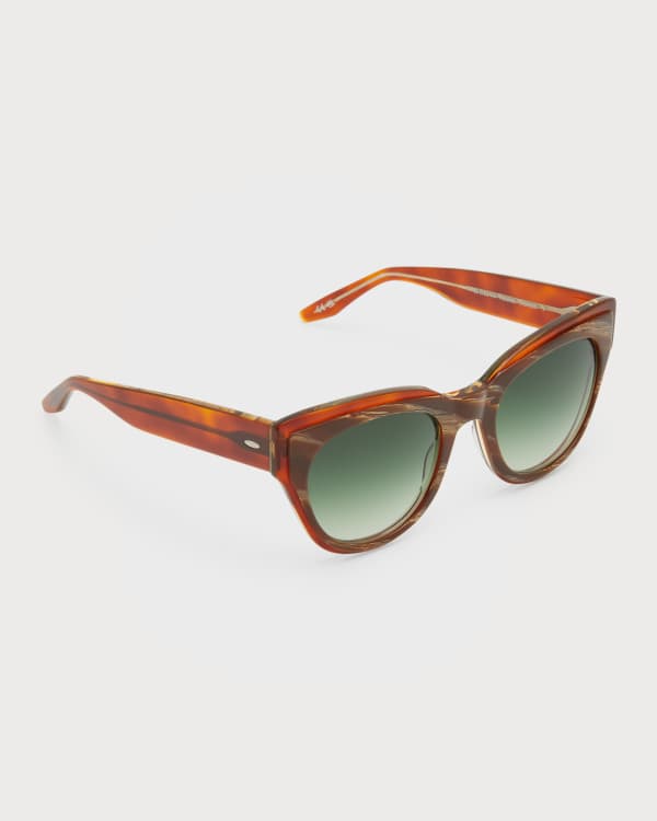 Lily Brown Pearl Acetate Cat Eye Sunglasses main image 0