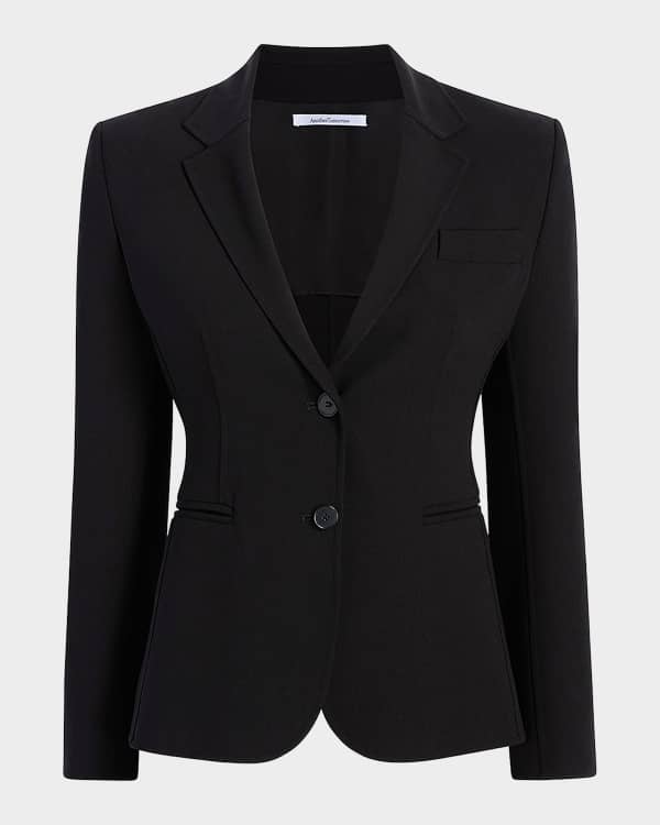 Altuzarra Single-Button Wool/Cashmere Jacket | Neiman Marcus