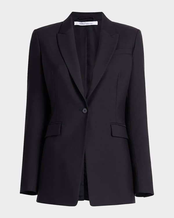 Altuzarra Single-Button Wool/Cashmere Jacket | Neiman Marcus