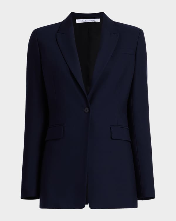 Max Mara Pagano Double-Breasted Blazer | Neiman Marcus