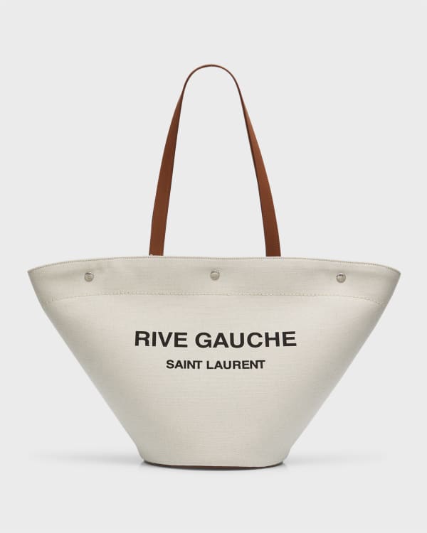 Saint Laurent Toy Ysl Cabas Bag in Natural