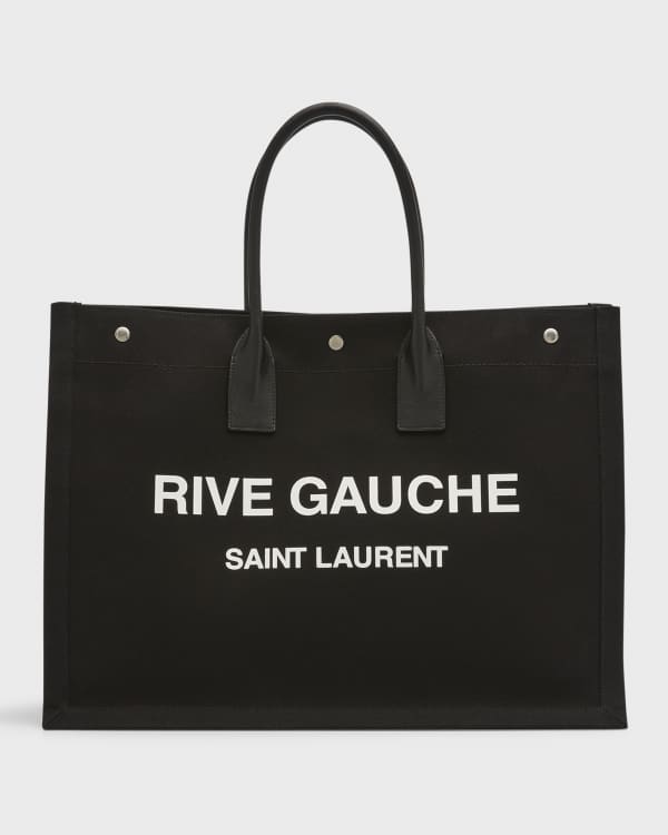 SAINT LAURENT RIVE GAUCHE スモールトートバッグブラック バッグ
