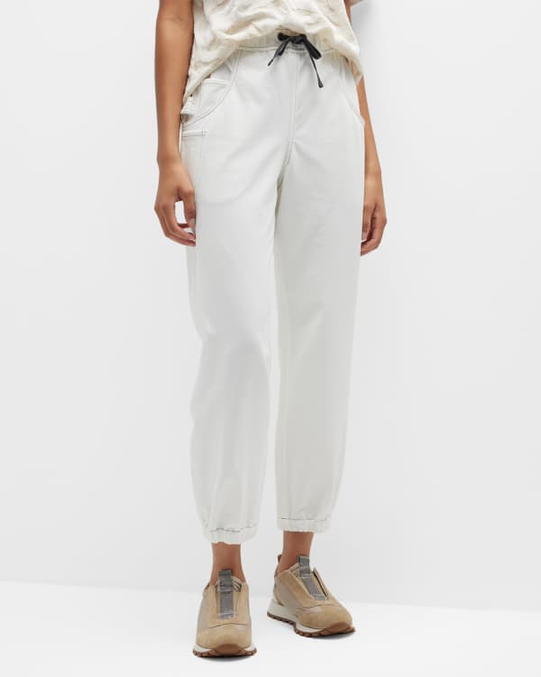 Loewe Anagram Embroidered Side-Stripe Tracksuit Trousers | Neiman 