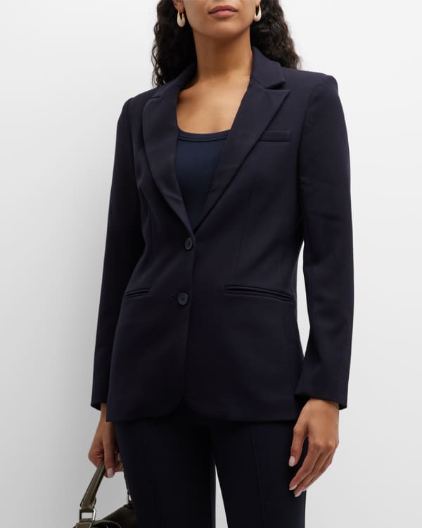 Joie Markina B Pinstripe Blazer Jacket Neiman Marcus