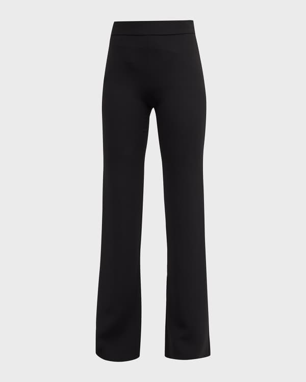 Giorgio Armani Fluid Wool Straight-Leg Trousers | Neiman Marcus