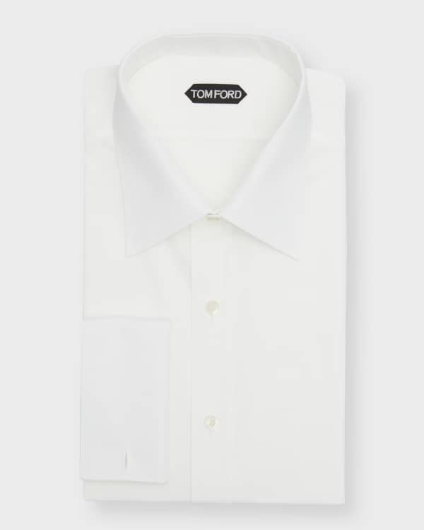 TOM FORD Men's Slim Fit Long Sleeve Dress Shirt | Neiman Marcus