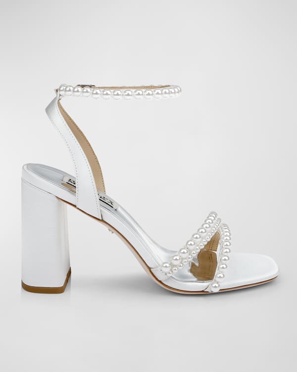 Badgley Mischka Faint Embellished Bow Pointed Pumps Neiman Marcus