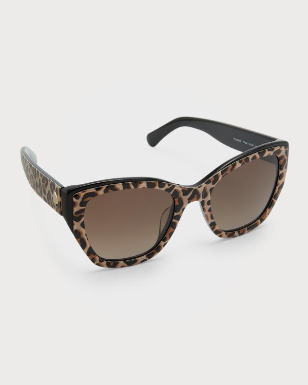 kate spade new york sherylyn two-tone cat-eye sunglasses  display picture 3