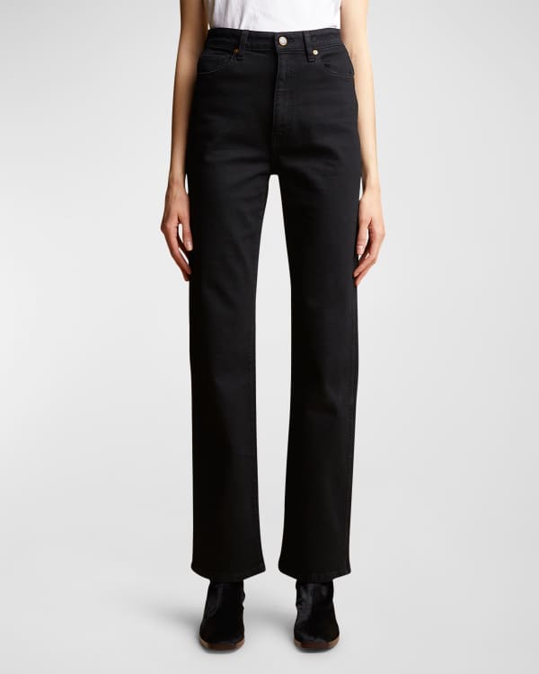 Maison Margiela HighRise StraightLeg Faded Denim Pants Neiman Marcus