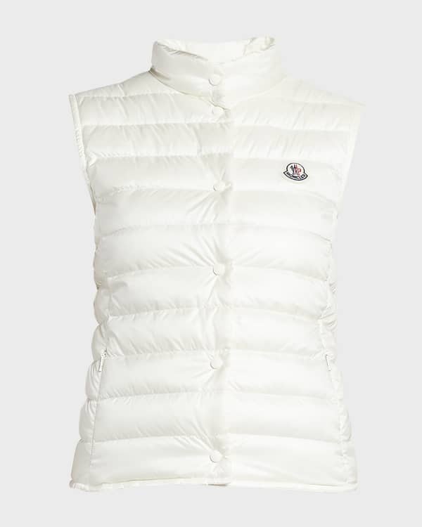 Moncler Ermione Shearling Puffer Vest | Neiman Marcus