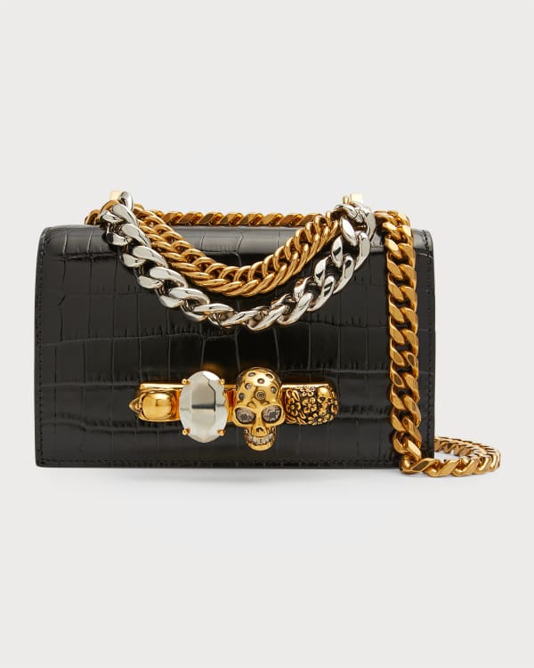 Alexander mcqueen cheap jeweled satchel