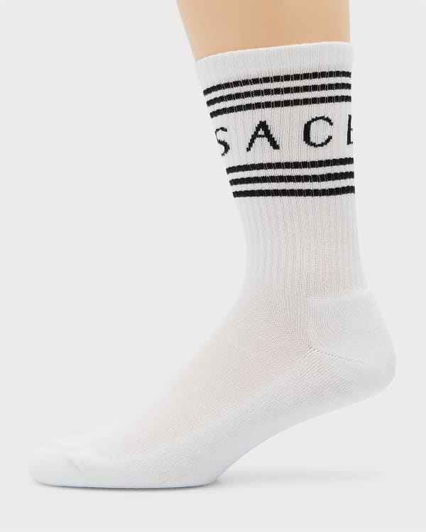 Moncler Genius Men's 2 Moncler 1952 Logo Ankle Socks | Neiman Marcus