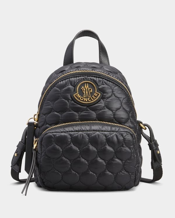 Moncler Kilia Small Crossbody Metallic Puffer Backpack