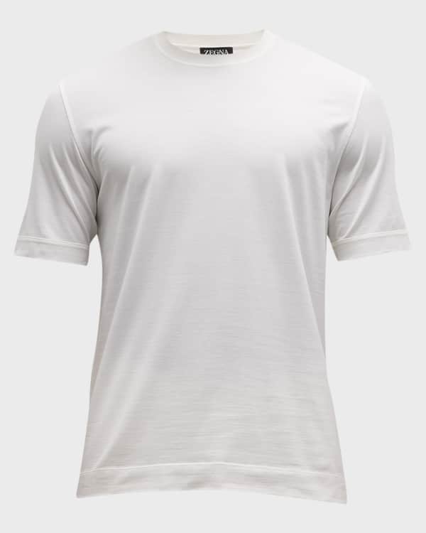 Tシャツ・カットソー Zegna White Cotton Crew Neck T-Shirt Zegna - Cotton crew-neck sweatshirt White - The Corner