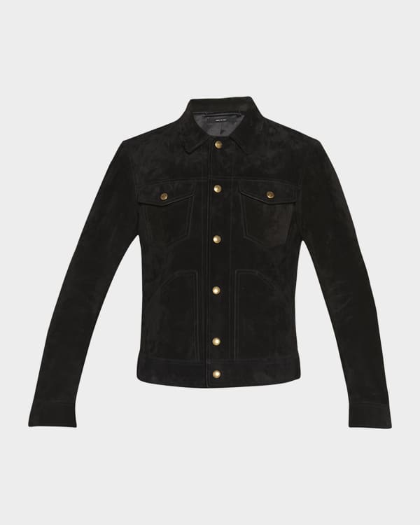 ZEGNA Men's Reversible Mock-Neck Blouson Jacket | Neiman Marcus