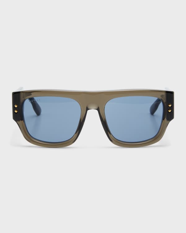 Gucci Men's Metal Aviator Sunglasses | Neiman Marcus
