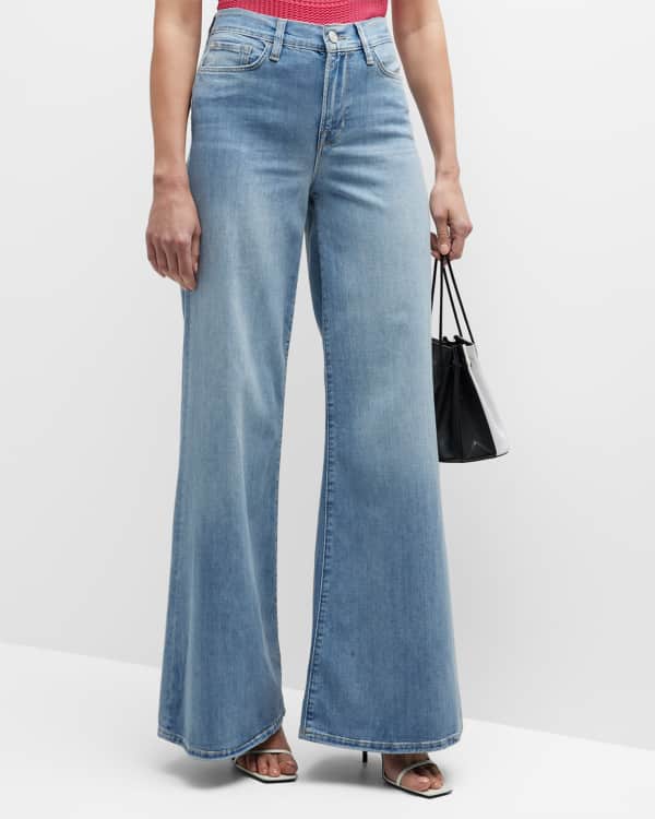 FRAME Le Palazzo High-Rise Wide Jeans | Neiman Marcus