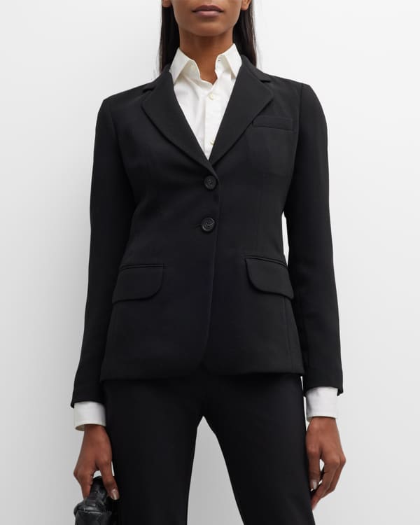 Max Mara Leisure Joice Single-Breasted Jersey Blazer