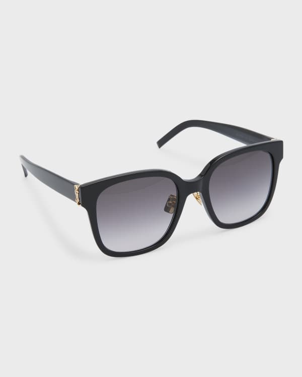Saint Laurent Blaze Acetate Cat-Eye Sunglasses | Neiman Marcus