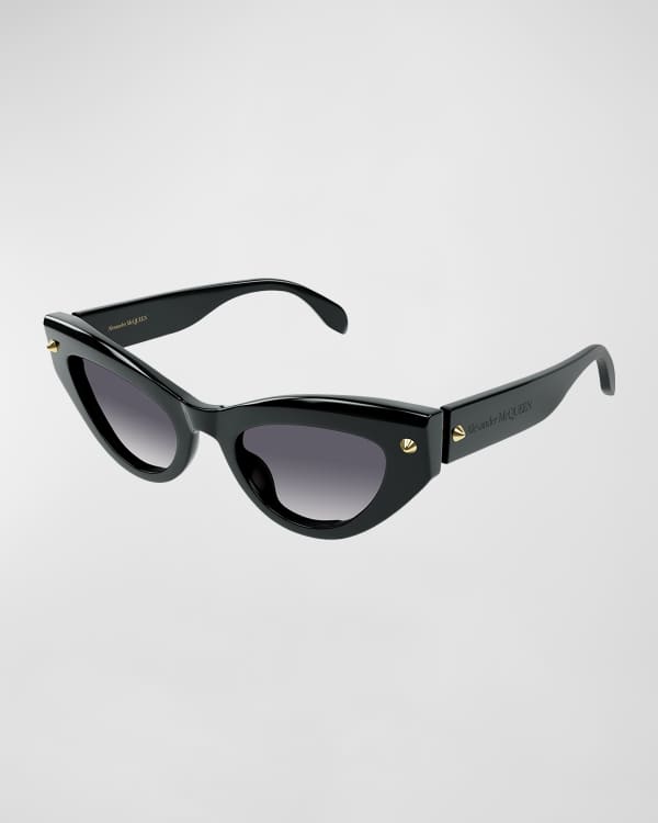 ALAIA Oversized Square Acetate Sunglasses | Neiman Marcus