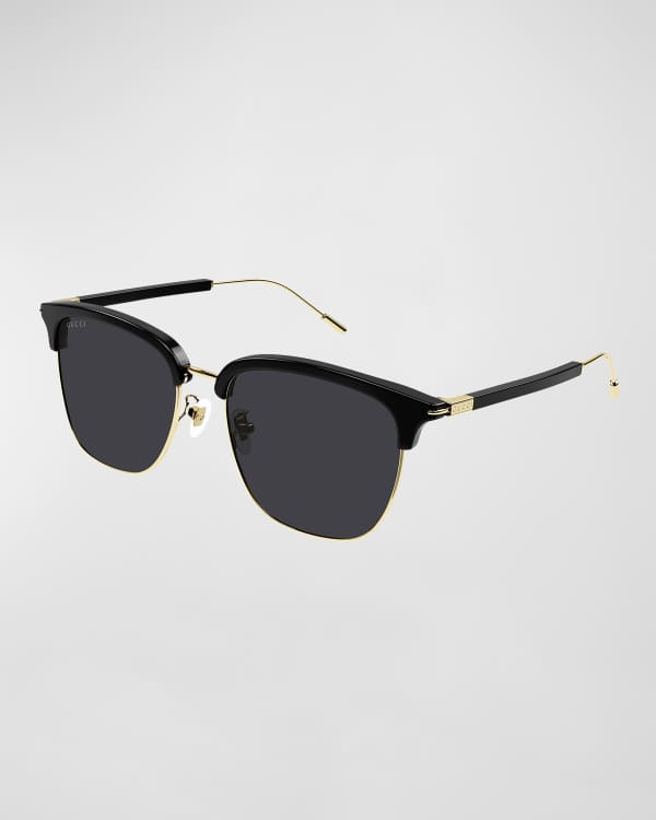 Gucci Men's GG0382S001M Half-Rim Sunglasses