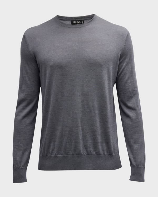 Men's Campagna Cashmere Sweater Jacket in Brown Suede