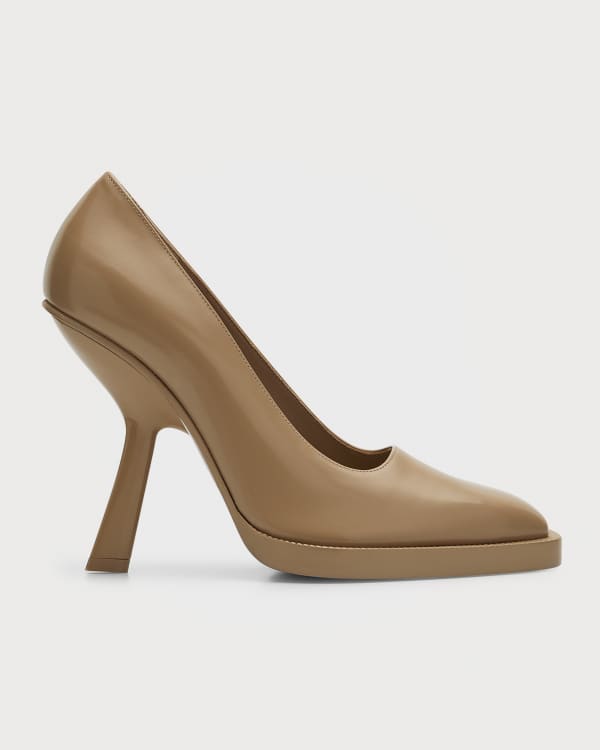 Prada Modellerie Leather Stiletto Pumps