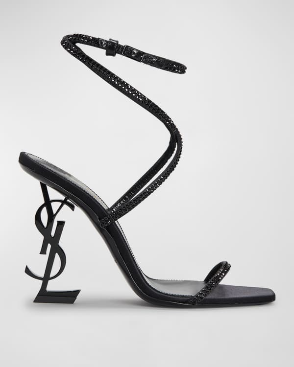 Cassandra YSL Medallion Stiletto Sandals