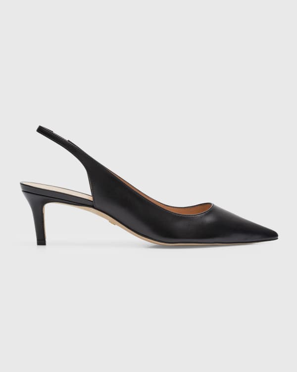 Stuart Weitzman Mondrian 50mm Slingback Pumps | Neiman Marcus