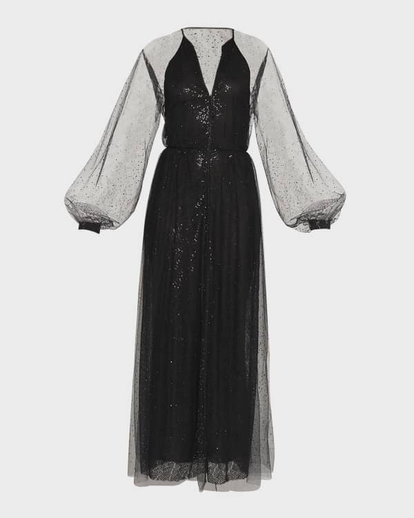Lauren ralph lauren embroidered sequin gown sale